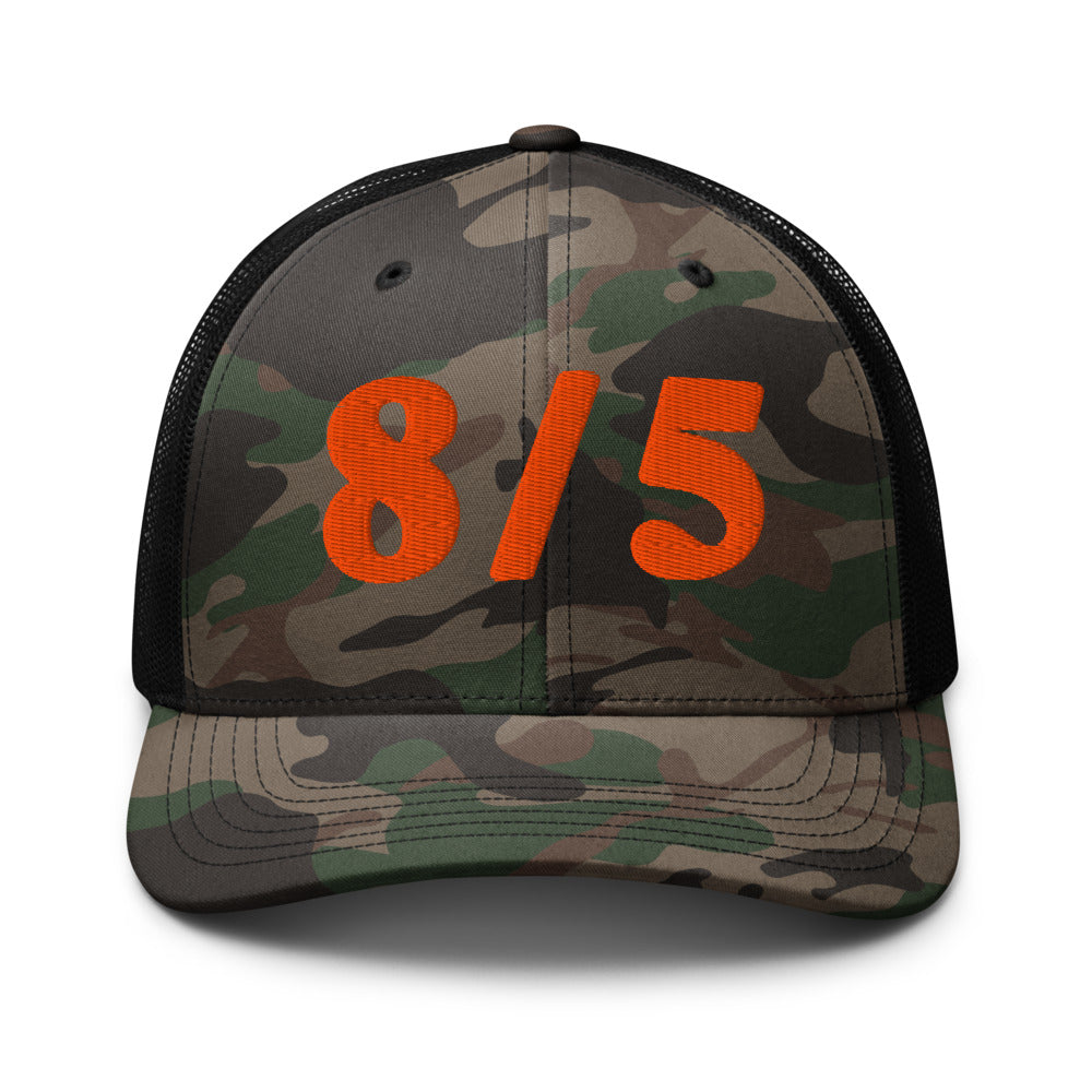 Camo/Black 8/5 3D puff front