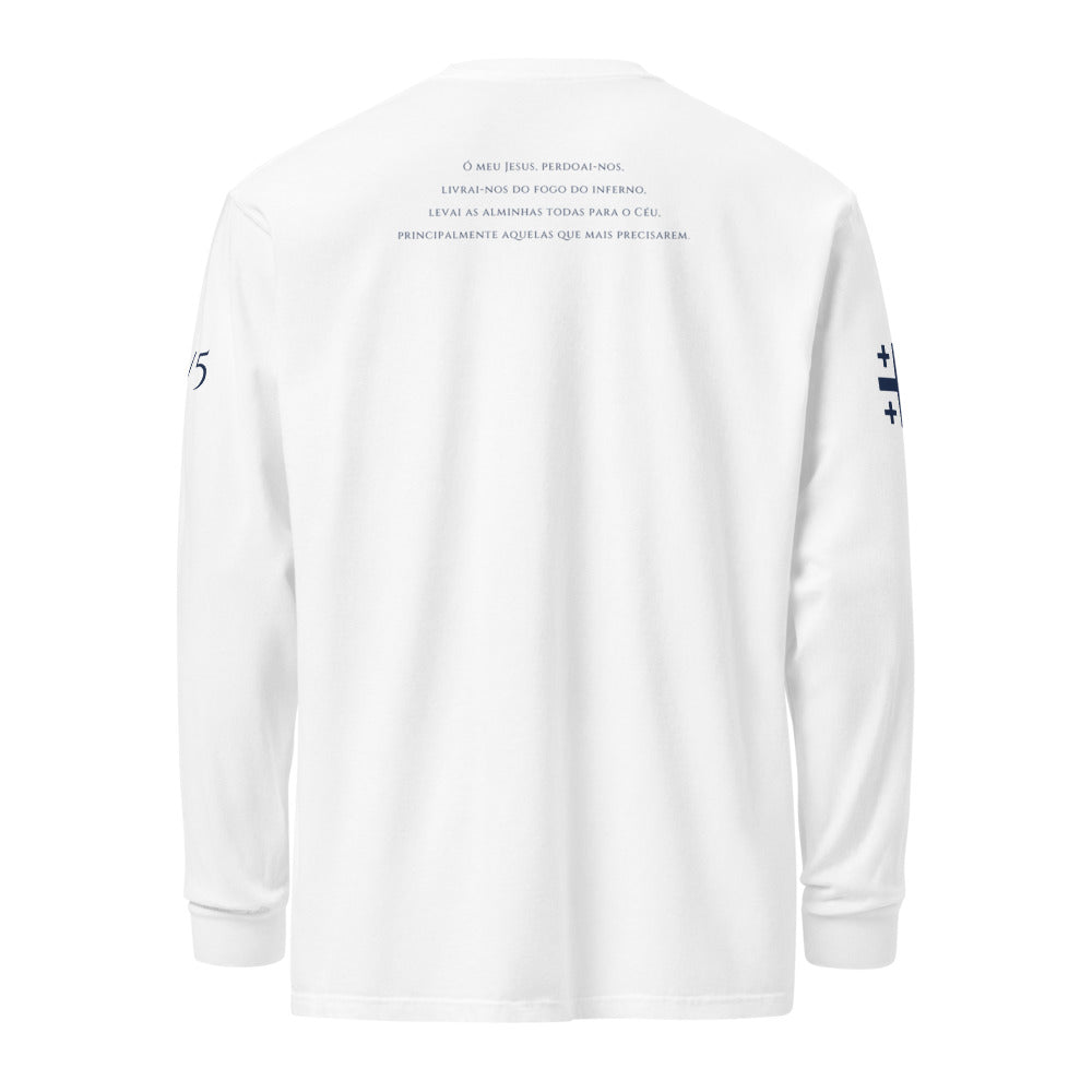 White back Fatima prayer