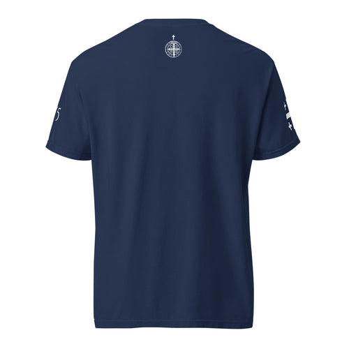 True Navy back nape St Benedict medal
