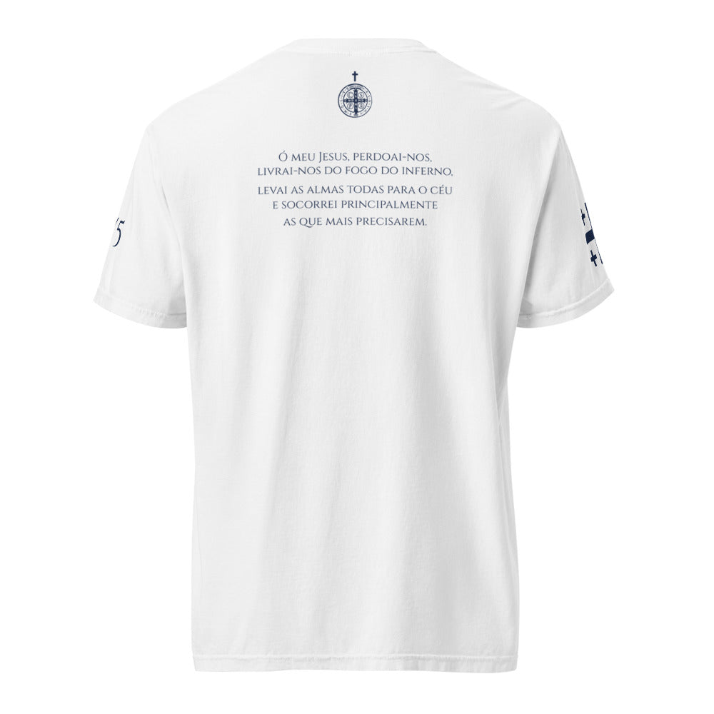 White back Fatima prayer